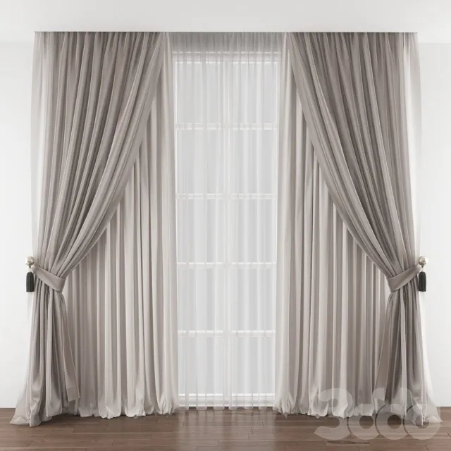 DECORATION – CURTAIN – 3D MODELS – 3DS MAX – FREE DOWNLOAD – 3418