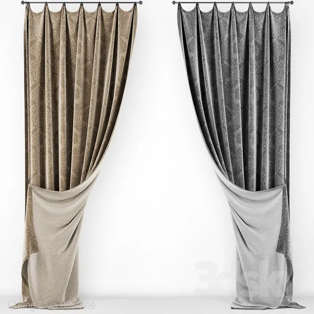 DECORATION – CURTAIN – 3D MODELS – 3DS MAX – FREE DOWNLOAD – 3421