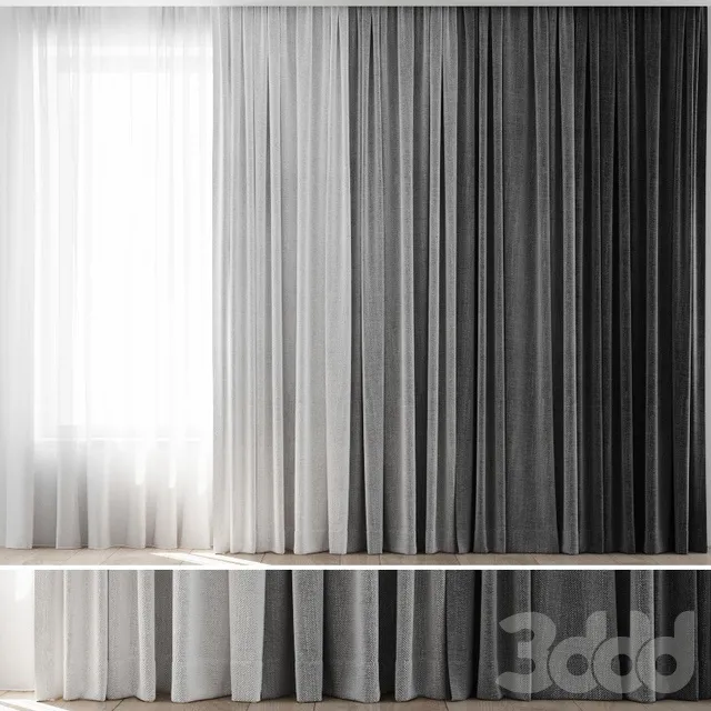 DECORATION – CURTAIN – 3D MODELS – 3DS MAX – FREE DOWNLOAD – 3422