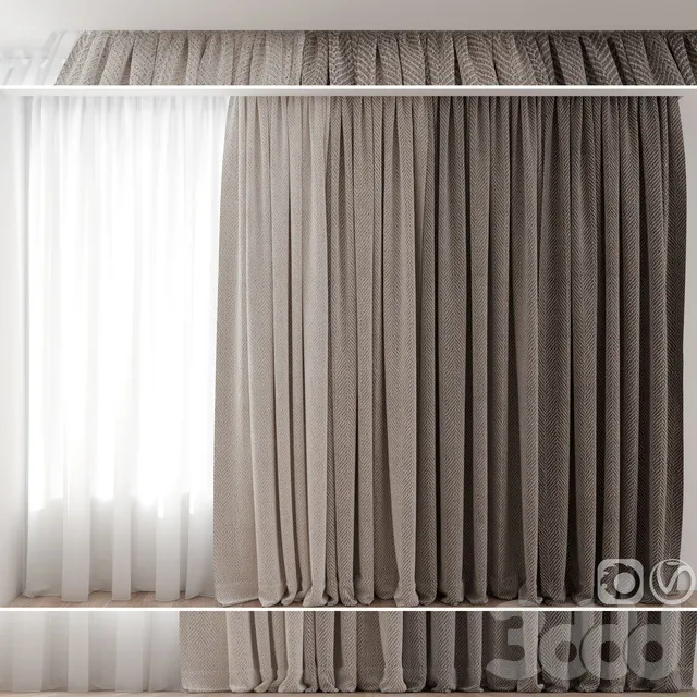 DECORATION – CURTAIN – 3D MODELS – 3DS MAX – FREE DOWNLOAD – 3428