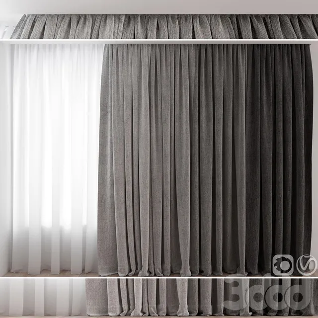 DECORATION – CURTAIN – 3D MODELS – 3DS MAX – FREE DOWNLOAD – 3429