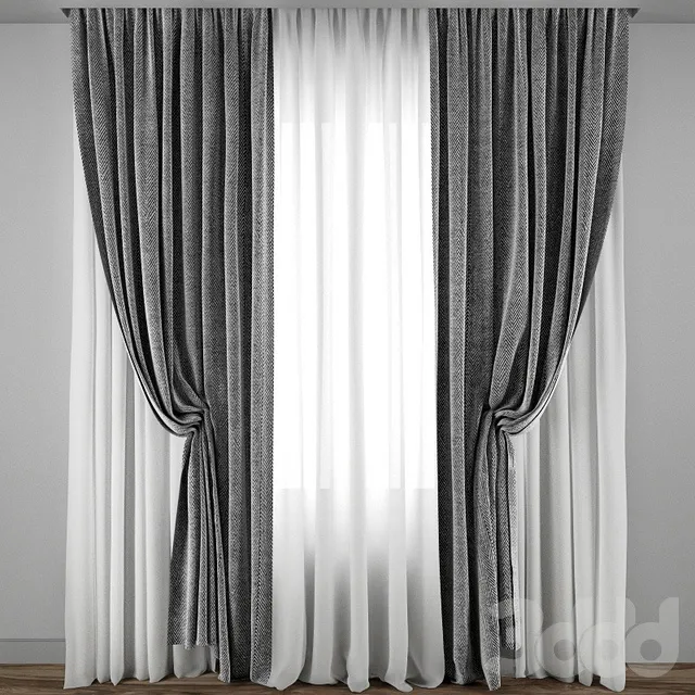 DECORATION – CURTAIN – 3D MODELS – 3DS MAX – FREE DOWNLOAD – 3432