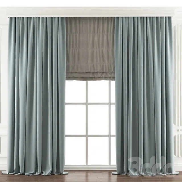DECORATION – CURTAIN – 3D MODELS – 3DS MAX – FREE DOWNLOAD – 3433