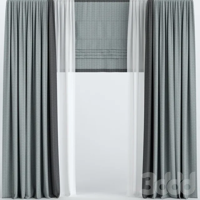 DECORATION – CURTAIN – 3D MODELS – 3DS MAX – FREE DOWNLOAD – 3435