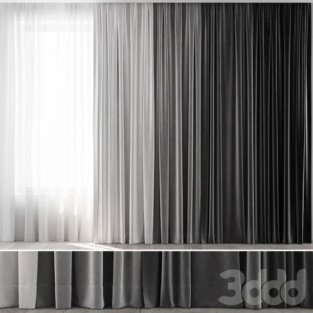 DECORATION – CURTAIN – 3D MODELS – 3DS MAX – FREE DOWNLOAD – 3436