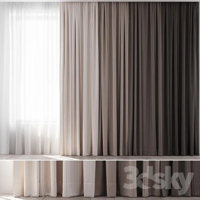DECORATION – CURTAIN – 3D MODELS – 3DS MAX – FREE DOWNLOAD – 3438