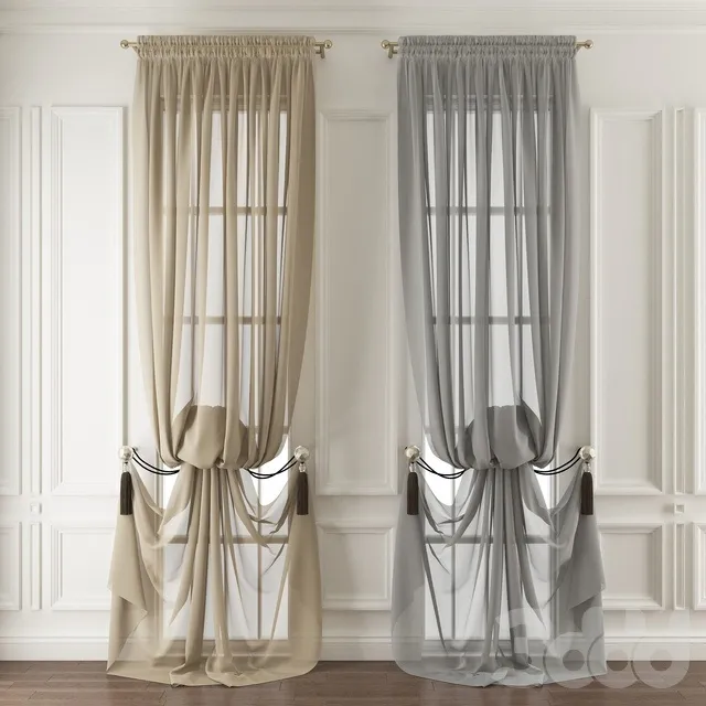 DECORATION – CURTAIN – 3D MODELS – 3DS MAX – FREE DOWNLOAD – 3443