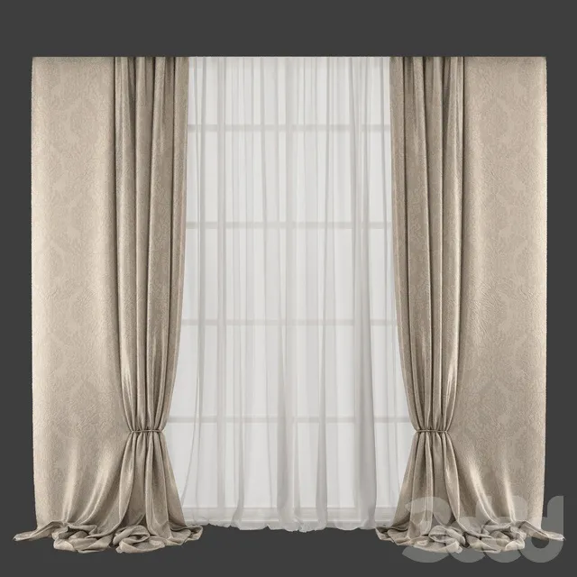 DECORATION – CURTAIN – 3D MODELS – 3DS MAX – FREE DOWNLOAD – 3445