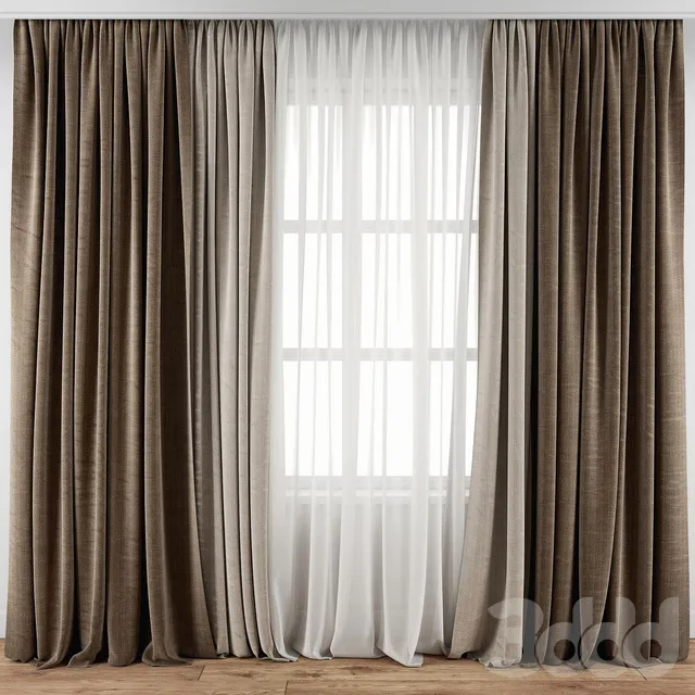 DECORATION – CURTAIN – 3D MODELS – 3DS MAX – FREE DOWNLOAD – 3449