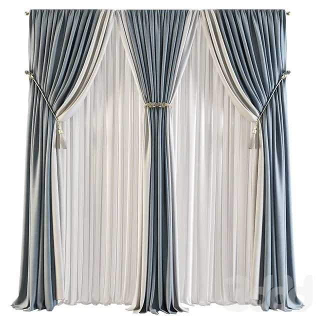 DECORATION – CURTAIN – 3D MODELS – 3DS MAX – FREE DOWNLOAD – 3451