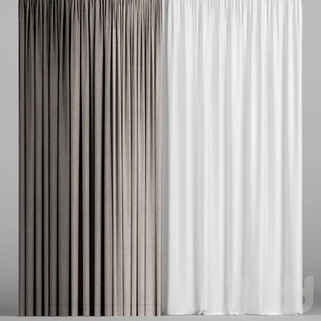 DECORATION – CURTAIN – 3D MODELS – 3DS MAX – FREE DOWNLOAD – 3459