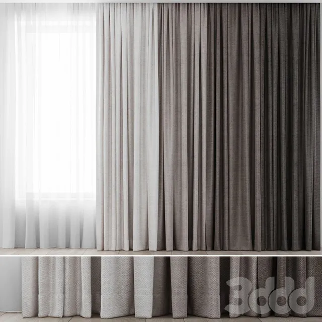 DECORATION – CURTAIN – 3D MODELS – 3DS MAX – FREE DOWNLOAD – 3462