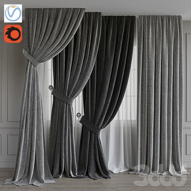 DECORATION – CURTAIN – 3D MODELS – 3DS MAX – FREE DOWNLOAD – 3463
