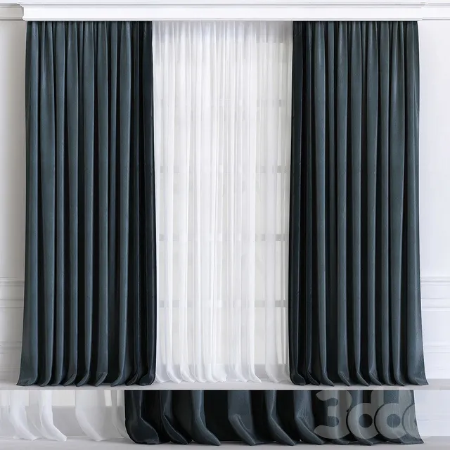 DECORATION – CURTAIN – 3D MODELS – 3DS MAX – FREE DOWNLOAD – 3468