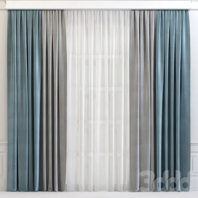 DECORATION – CURTAIN – 3D MODELS – 3DS MAX – FREE DOWNLOAD – 3483