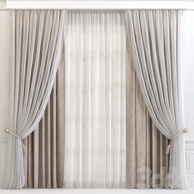 DECORATION – CURTAIN – 3D MODELS – 3DS MAX – FREE DOWNLOAD – 3484