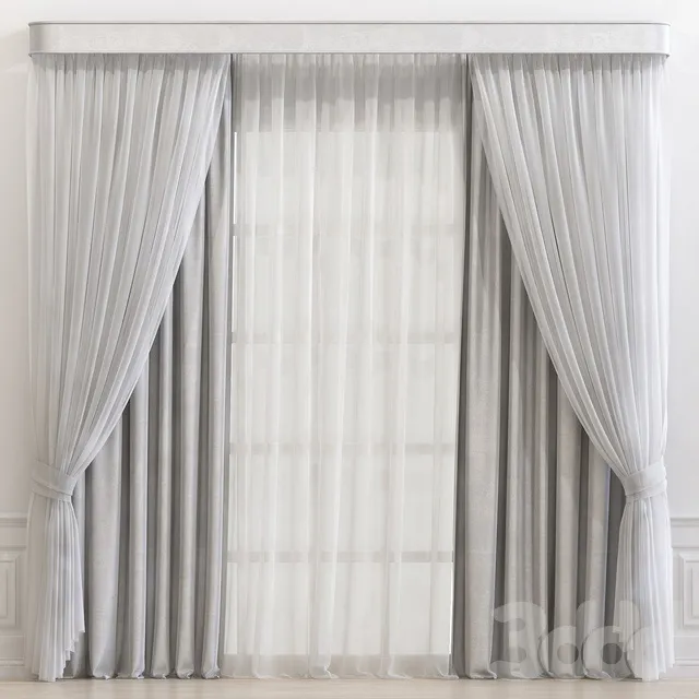 DECORATION – CURTAIN – 3D MODELS – 3DS MAX – FREE DOWNLOAD – 3485