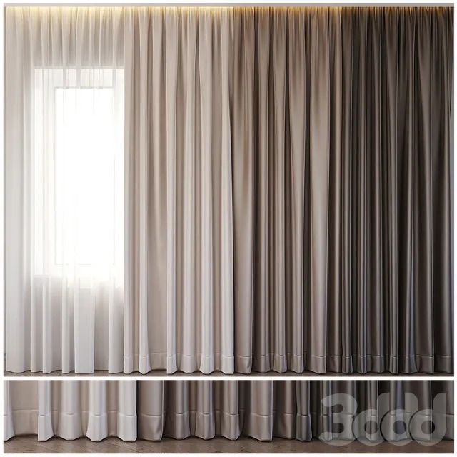 DECORATION – CURTAIN – 3D MODELS – 3DS MAX – FREE DOWNLOAD – 3496