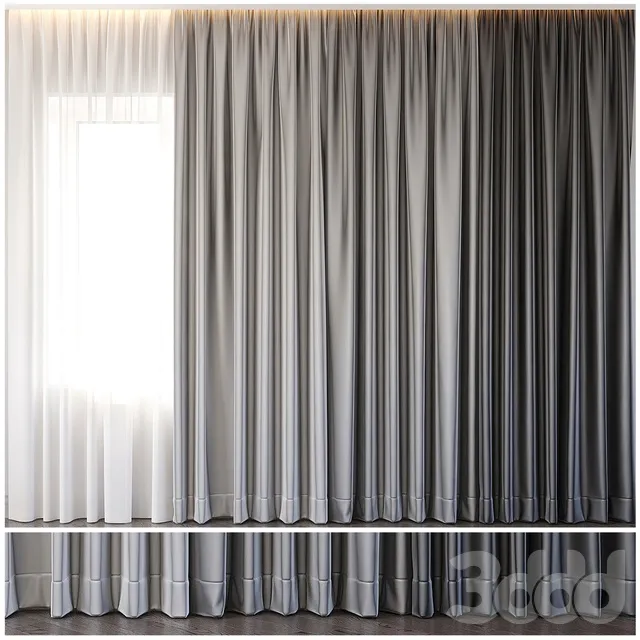 DECORATION – CURTAIN – 3D MODELS – 3DS MAX – FREE DOWNLOAD – 3499