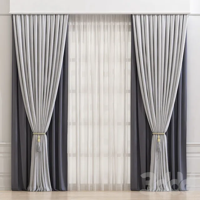 DECORATION – CURTAIN – 3D MODELS – 3DS MAX – FREE DOWNLOAD – 3518