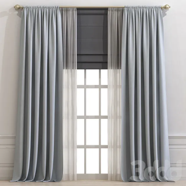 DECORATION – CURTAIN – 3D MODELS – 3DS MAX – FREE DOWNLOAD – 3520