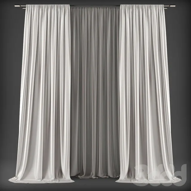 DECORATION – CURTAIN – 3D MODELS – 3DS MAX – FREE DOWNLOAD – 3521
