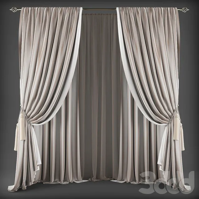 DECORATION – CURTAIN – 3D MODELS – 3DS MAX – FREE DOWNLOAD – 3522