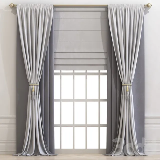 DECORATION – CURTAIN – 3D MODELS – 3DS MAX – FREE DOWNLOAD – 3525