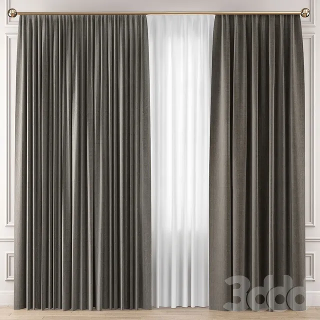 DECORATION – CURTAIN – 3D MODELS – 3DS MAX – FREE DOWNLOAD – 3527