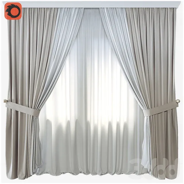 DECORATION – CURTAIN – 3D MODELS – 3DS MAX – FREE DOWNLOAD – 3530