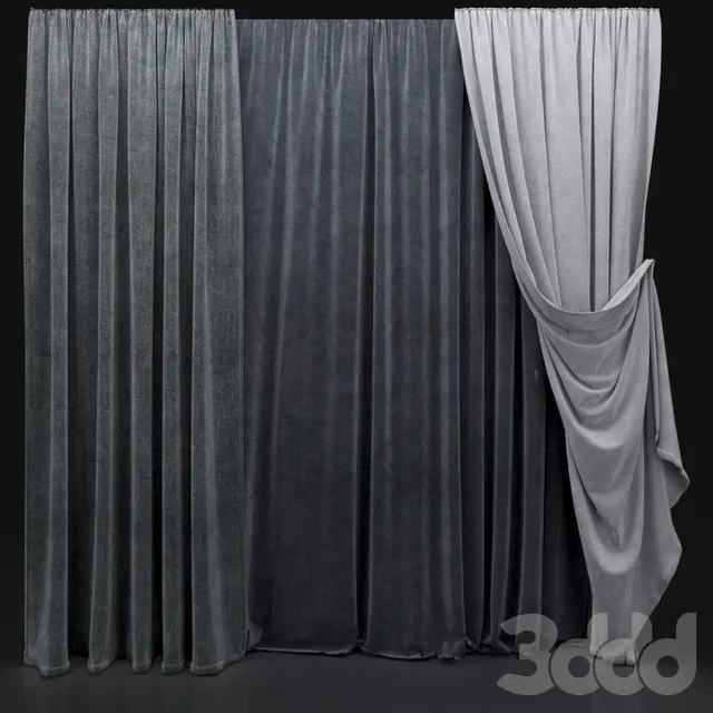 DECORATION – CURTAIN – 3D MODELS – 3DS MAX – FREE DOWNLOAD – 3533