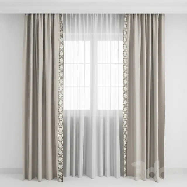 DECORATION – CURTAIN – 3D MODELS – 3DS MAX – FREE DOWNLOAD – 3546