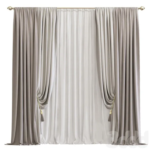 DECORATION – CURTAIN – 3D MODELS – 3DS MAX – FREE DOWNLOAD – 3547