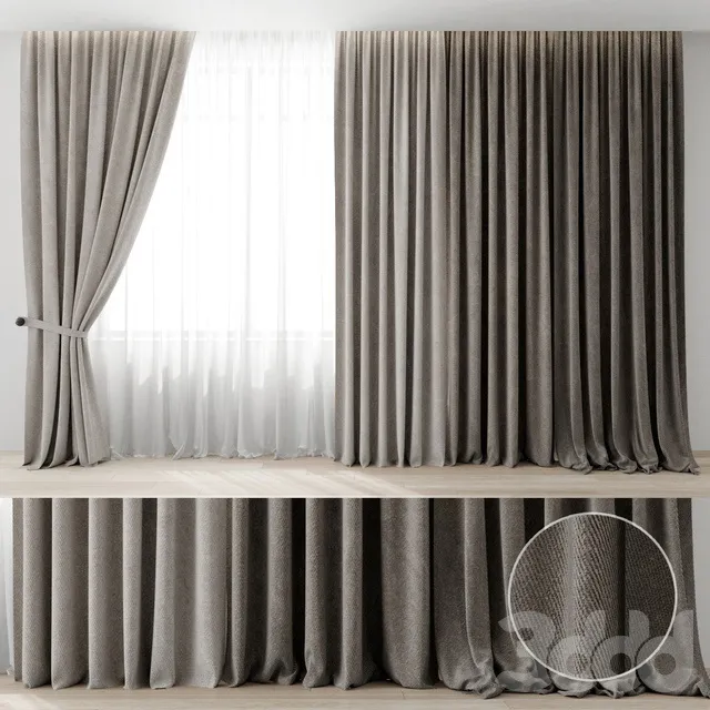 DECORATION – CURTAIN – 3D MODELS – 3DS MAX – FREE DOWNLOAD – 3555