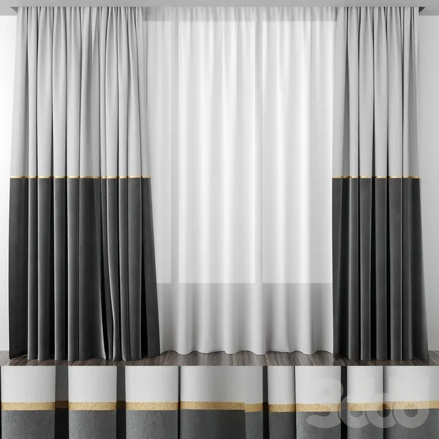 DECORATION – CURTAIN – 3D MODELS – 3DS MAX – FREE DOWNLOAD – 3560