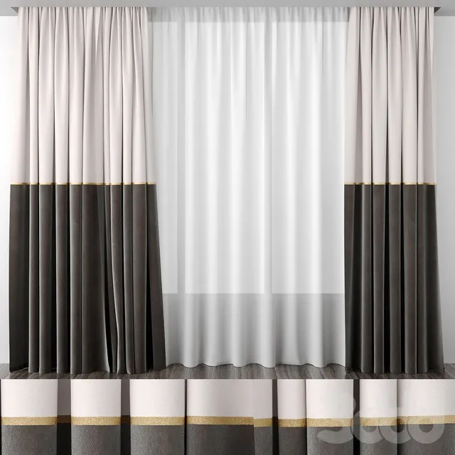 DECORATION – CURTAIN – 3D MODELS – 3DS MAX – FREE DOWNLOAD – 3561