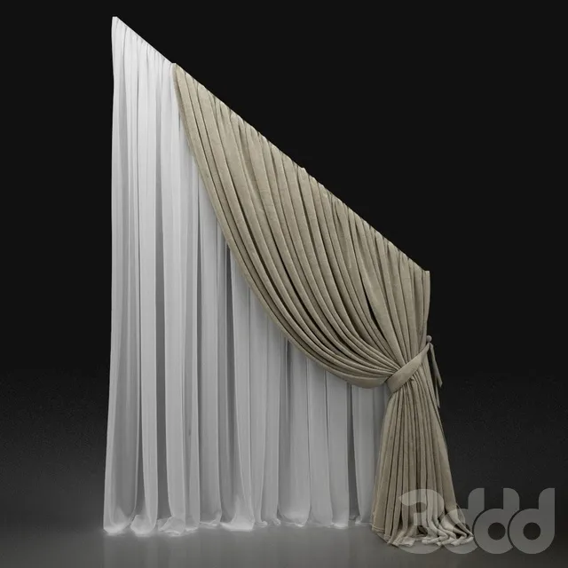 DECORATION – CURTAIN – 3D MODELS – 3DS MAX – FREE DOWNLOAD – 3565