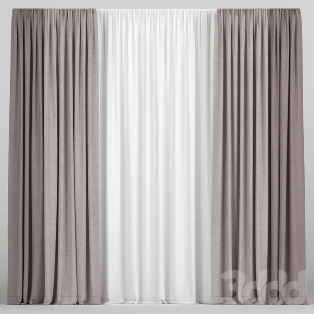 DECORATION – CURTAIN – 3D MODELS – 3DS MAX – FREE DOWNLOAD – 3571