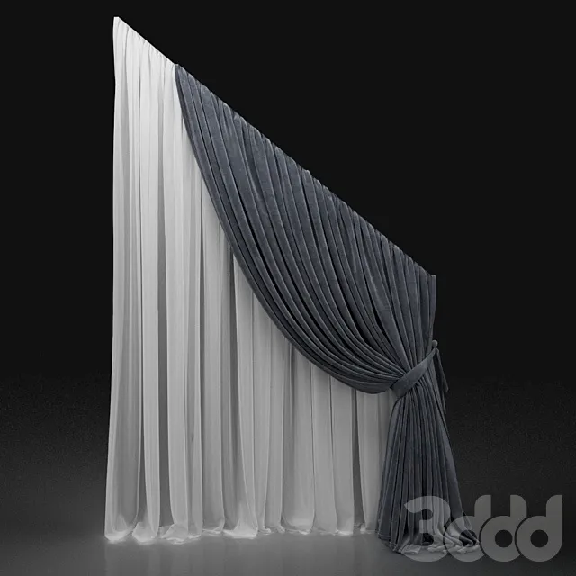 DECORATION – CURTAIN – 3D MODELS – 3DS MAX – FREE DOWNLOAD – 3575