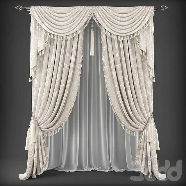 DECORATION – CURTAIN – 3D MODELS – 3DS MAX – FREE DOWNLOAD – 3576