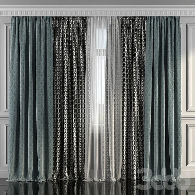 DECORATION – CURTAIN – 3D MODELS – 3DS MAX – FREE DOWNLOAD – 3577