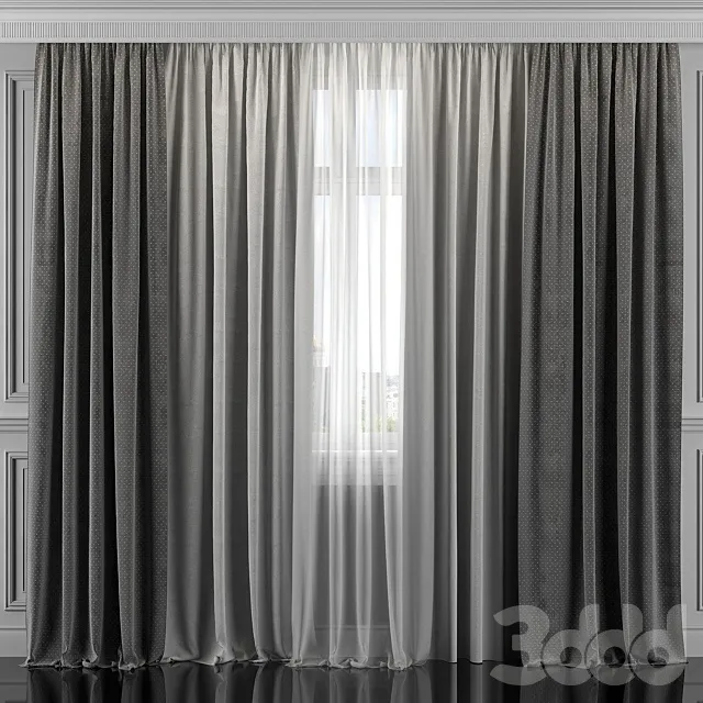 DECORATION – CURTAIN – 3D MODELS – 3DS MAX – FREE DOWNLOAD – 3578