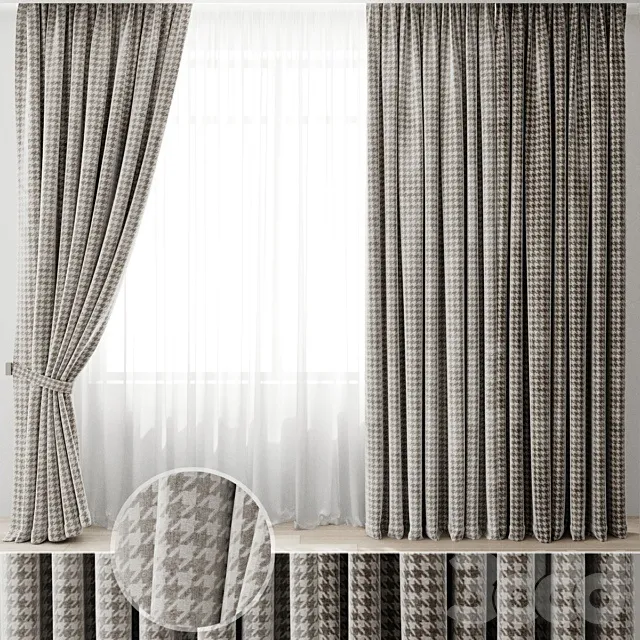 DECORATION – CURTAIN – 3D MODELS – 3DS MAX – FREE DOWNLOAD – 3581