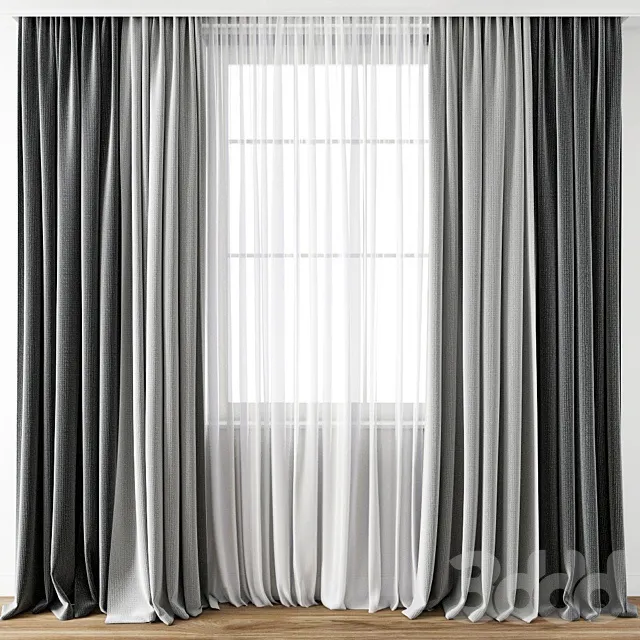 DECORATION – CURTAIN – 3D MODELS – 3DS MAX – FREE DOWNLOAD – 3587