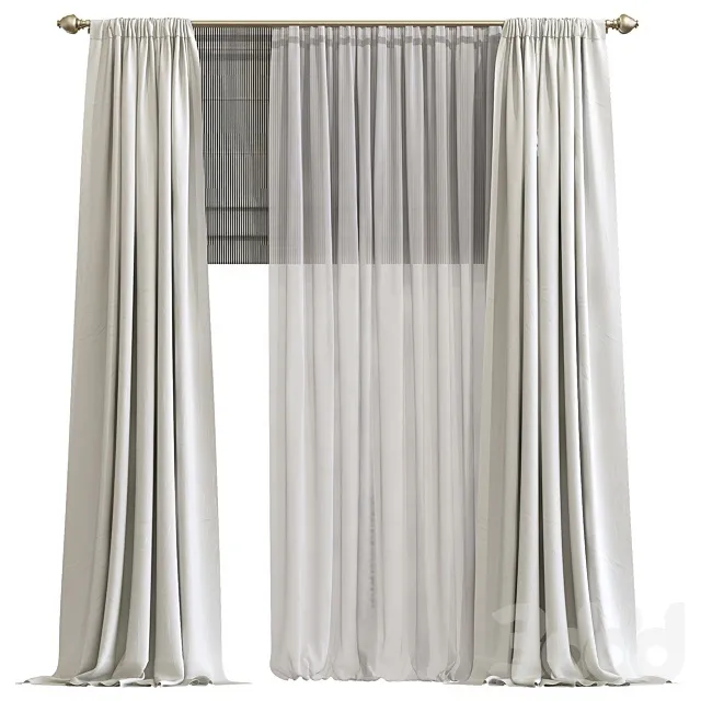 DECORATION – CURTAIN – 3D MODELS – 3DS MAX – FREE DOWNLOAD – 3594