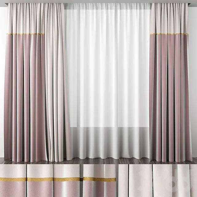 DECORATION – CURTAIN – 3D MODELS – 3DS MAX – FREE DOWNLOAD – 3597