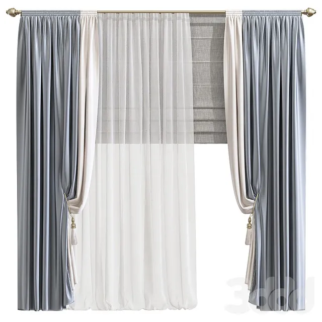 DECORATION – CURTAIN – 3D MODELS – 3DS MAX – FREE DOWNLOAD – 3601
