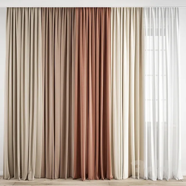 DECORATION – CURTAIN – 3D MODELS – 3DS MAX – FREE DOWNLOAD – 3606