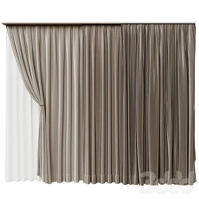 DECORATION – CURTAIN – 3D MODELS – 3DS MAX – FREE DOWNLOAD – 3607