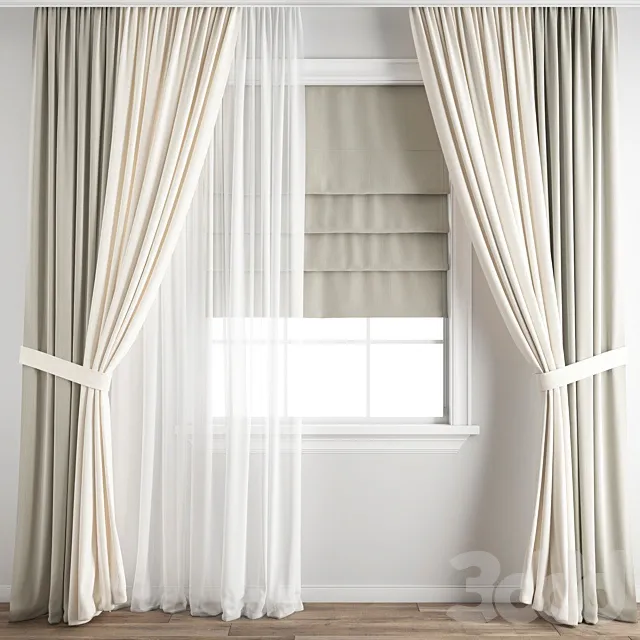 DECORATION – CURTAIN – 3D MODELS – 3DS MAX – FREE DOWNLOAD – 3613